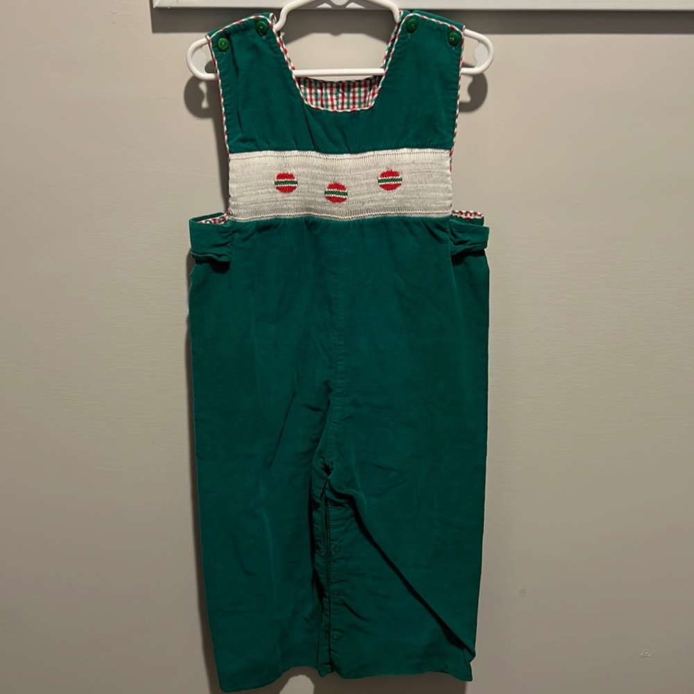 Boys Christmas Smocked jumper!